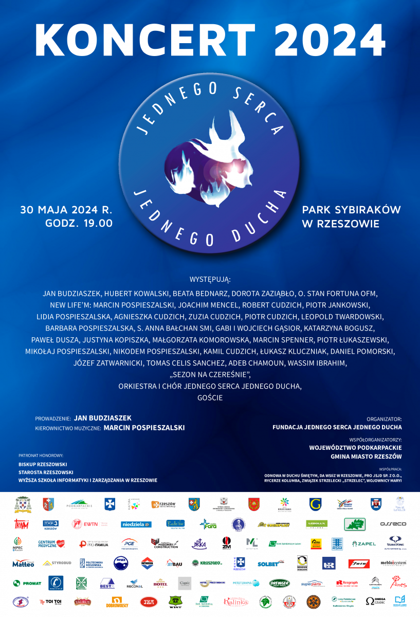 Plakat promujący koncert